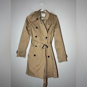 Aritzia Tan Trench Coat